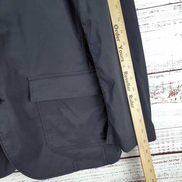 Eddie Bauer Jacket Mens 44 Blue Travex Sport Coat Blazer Travel Performance - Picture 4 of 11